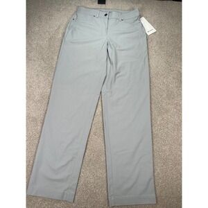Lululemon Commission Mens Pant Straight Leg Grey‎ Size 29 NWT